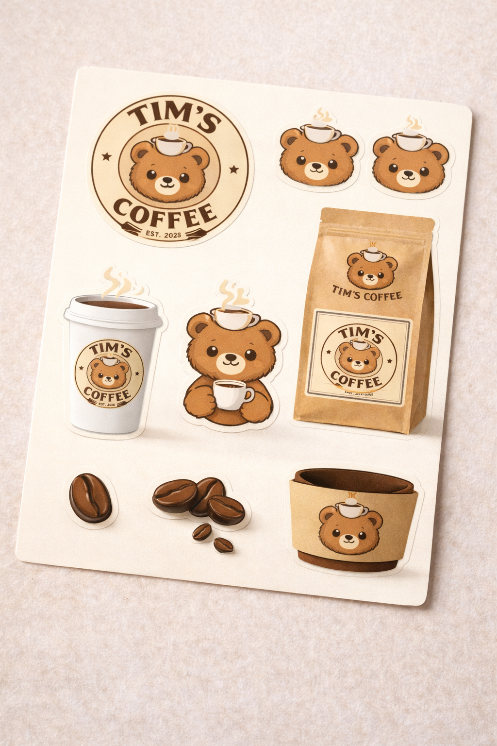 Tim’s Coffee Sticker