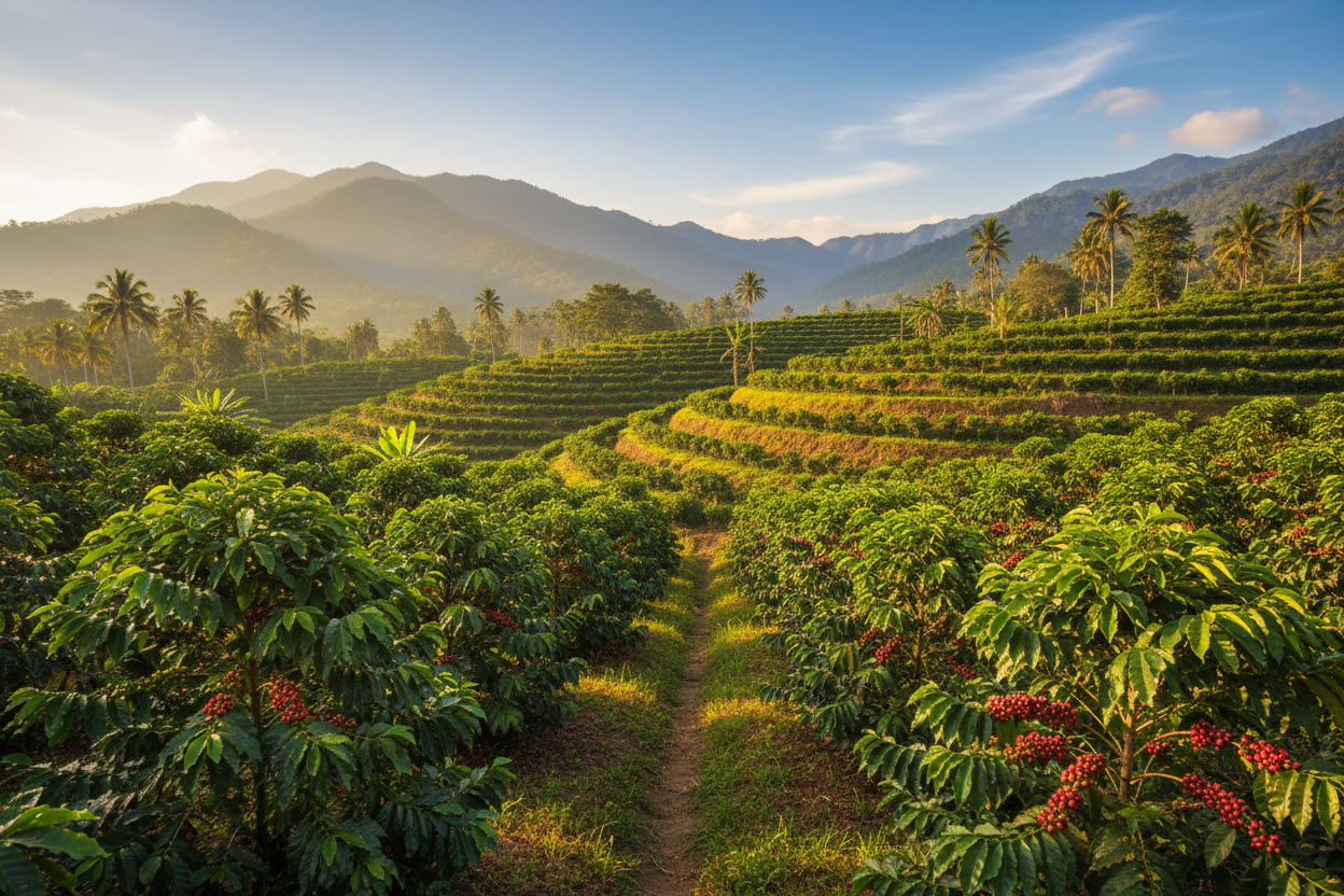 Kaffeeanbaufeld